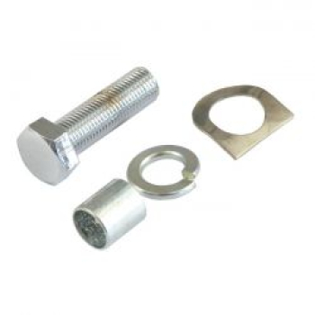 Kick pedal mount kit. Chrome