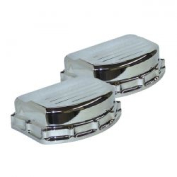 Paughco, Rocker-Abdeckungen. Individueller Stil aus Aluminium. Chrom
