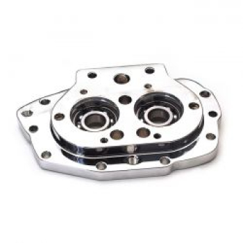 JIMS, 'Big Bearing' billet transmission trapdoor. Polished
