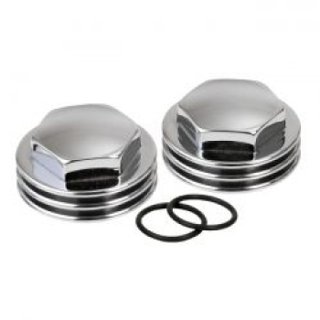 K-Tech, Knuckle Rocker-Muttern. Mit Kühlrippen, verchromt