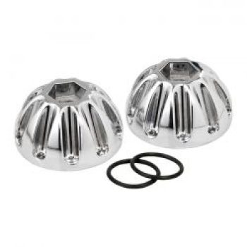 K-Tech, Knuckle Rocker-Muttern. Groove, verchromt