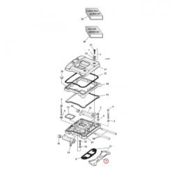 Cometic, linke Ventildeckeldichtung. SLS .020"
