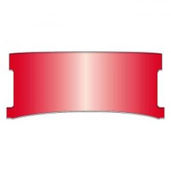 National Cycle, Ersatzteil, unteres Fenster (Typ D). Rot