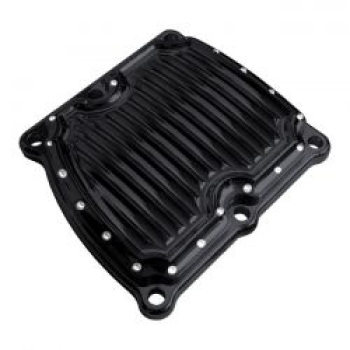 Covingtons, transmission top cover. Dimpled. Black