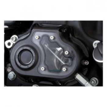 Preview: RSD transmission end cover Clarity, cable clutch. Black ops