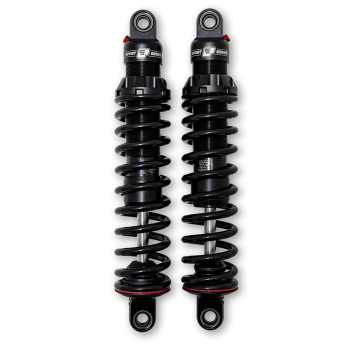 PS, 494 Sport series shock set. 12.5". Heavy Duty. Black Bearing type.