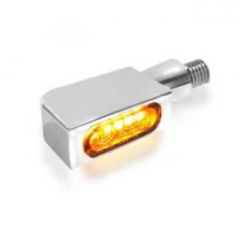 HeinzBikes, Blokk Line micro LED-Blinker. Chrom