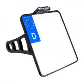 *4 DAYS EXTRA TRANSIT TIME* HeinzBikes, side mount license plate bracket. Black