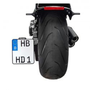 *4 TAGE EXTRA TRANSITZEIT* HeinzBikes, Kennzeichenhalterung für die Seitenmontage. Schwarz