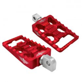 *4 DAYS EXTRA TRANSIT TIME* HeinzBikes, MX Fahrer Fußrasten V1. Rot