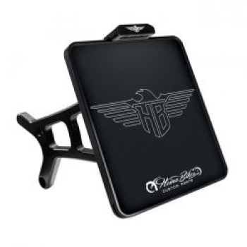*3 DAYS EXTRA TRANSIT TIME* HeinzBikes, side mount license plate bracket. Black