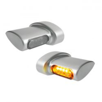 *4 TAGE EXTRA LIEFERZEIT* HeinzBikes, Micro Winglets Blinkerset. Satin Chrom