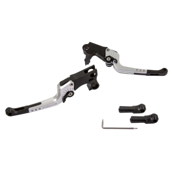 Preview: Rick's Motorcycles, Good Guys brake & clutch lever set Silver with ECE