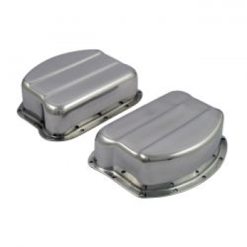 Paughco, Rocker-Abdeckungen. Aluminium im OEM-Stil. Poliert