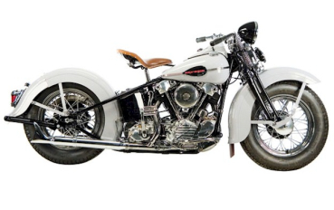 Preview: 2 in 1 chrome exhaust manifold 36-47 Knucklehead