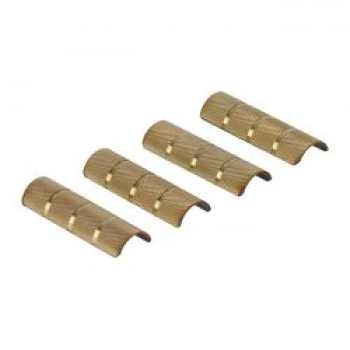 Paughco, 48-85 Pushrod-Abdeckungshalterungssatz. Gerändelte Ausführung.
