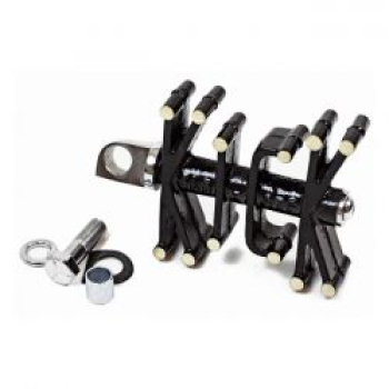 Paughco, 'Old STF' brass kick pedal. Black