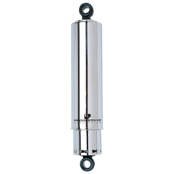 PS, 412 series shock set. 11". STD Duty. Chrome with cover