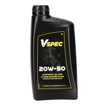 Vspec, 20W50 Vollsynthetisches Motoröl. 1-Liter-Flasche.