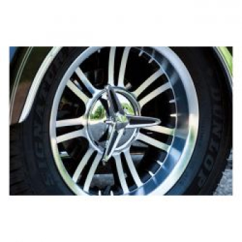 Preview: Kuryakyn, Knock-Off-Radkappen für Trikes. Verchromt