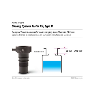 Preview: Motion Pro, Adapter Typ B für Kühlsystem-Prüfgerät