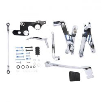 Preview: M8 Softail forward control kit. Chrome