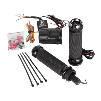 PM, Apex heated grips. Black contrast cut