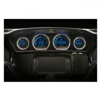 KOSO, HD-03 4-piece gauge kit for Touring