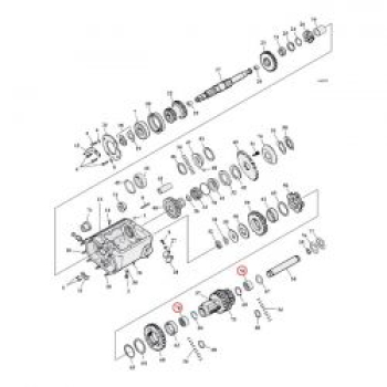Preview: JIMS needle bearing, transmission countershaft
