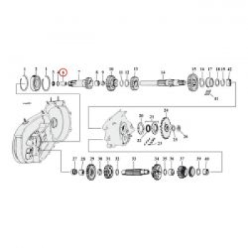 JIMS needle bearing, transmission countershaft