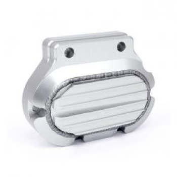JIMS, handcrafted billet transmission end cover. Chrome