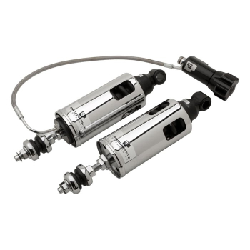 PS, Stoßdämpfer der Serie 422. STD bis -2". Heavy Duty. RAP. Chrom 00-17 Softail (Excl. FLSTN/I) (NU)