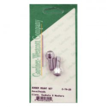 Gardner-Westcott, exhaust mount kit. Chrome allen