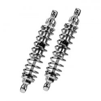 *2 WEEKS EXTRA TRANSIT TIME* Bitubo, WMB dual shock absorber set. Chrome. 321mm,