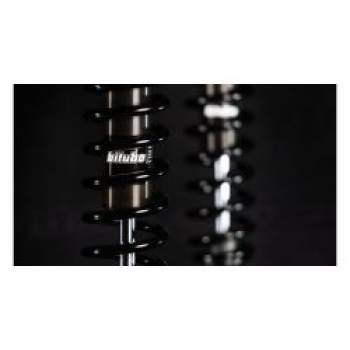 Bitubo, WME dual shock absorber set. Black. 341mm