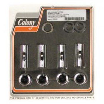 Colony, 36-39 Oberer Stößelstangenabdeckungssatz. Verchromt.