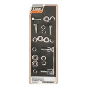 Colony, transmission mount kit. Chrome