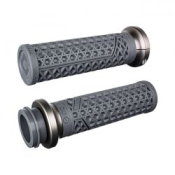 ODI, V-Twin Lock-On Griffe Vans Signatur, tbw. graphit
