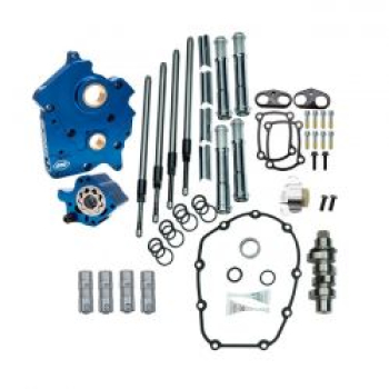 S&S, Nockenwellengehäuse-Kit M8 – Kettenantrieb, wassergekühlt. Chrom-PC