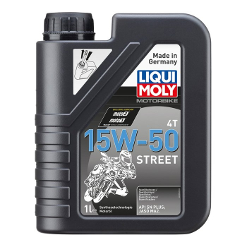Liqui Moly, 4T 15W-50 Street Öl. 1 Liter.