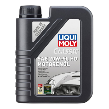 Liqui Moly, HD classic SAE 20W-50 motor oil. 1 liter