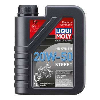 Liqui Moly, HD Synthetic 20W-50 Street Motoröl. 1 Liter