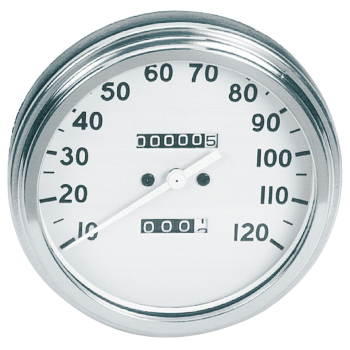 HardDrive T21-6983-12 Electronic Speedometer - Black Face 120mph Speedo For 99-03 Harley Softail/FXWG Models