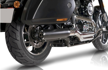 Preview: SLIP ON SCHALLDÄMPFER REVOLVER  FÜR SOFTAIL SPORTGLIDE AB BJ 2021 EURO 5 MIT EG ABE