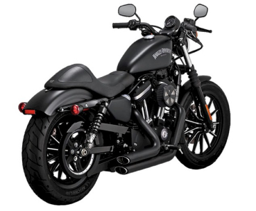 Preview: AUSPUFFANLAGE SHORT SHOTS "SS ANARCHY" LAST EDITION MIT X-TORQUE FÜR XL / SPORTSTER BJ 2004-2020 UND EG ABE