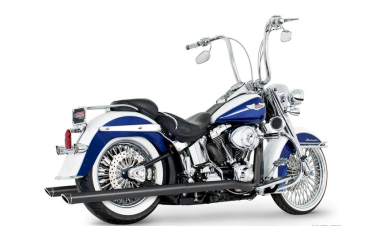 Preview: FULL EXHAUST SYSTEM  2-2 "THRUE DUAL MAYAN"  FOR EVO SOFTAIL - EU APPROVED