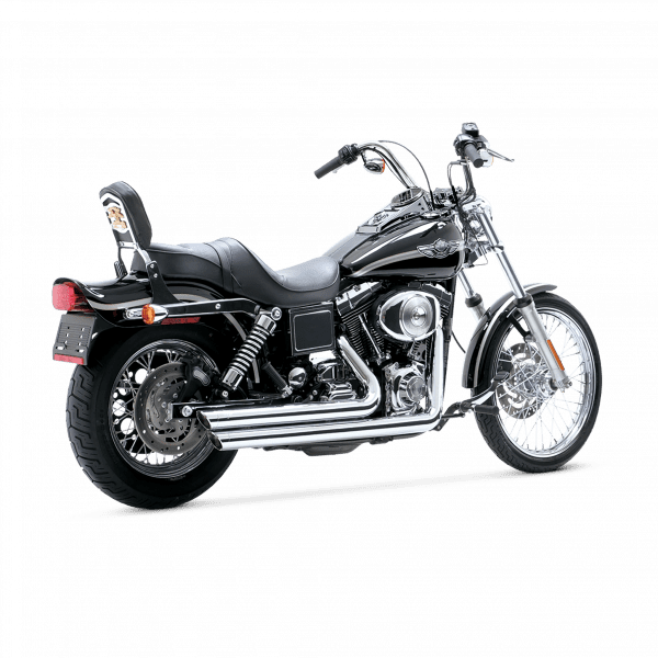 FULL EXHAUST SYSTEM BIG SHOTS STAGGERED  2 1/2 "   FOR  SOFTAIL EU APPROVED