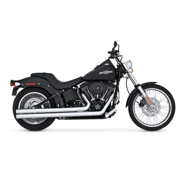 AUSPUFFANLAGE LONG SHOTS" 2-1-2  FÜR SOFTAIL MIT EG-ABE