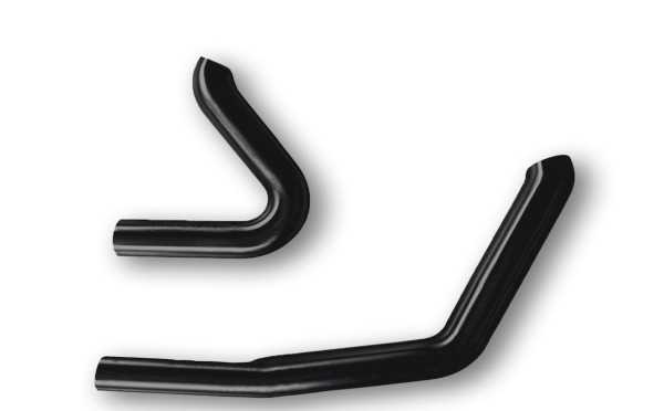 CLUB STYLE ABGASANLAGE  2-1  "DESTROYER"  SS STEEL BLACK FÜR M8 SOFTAIL MIT EG ABE EURO 4 & 5