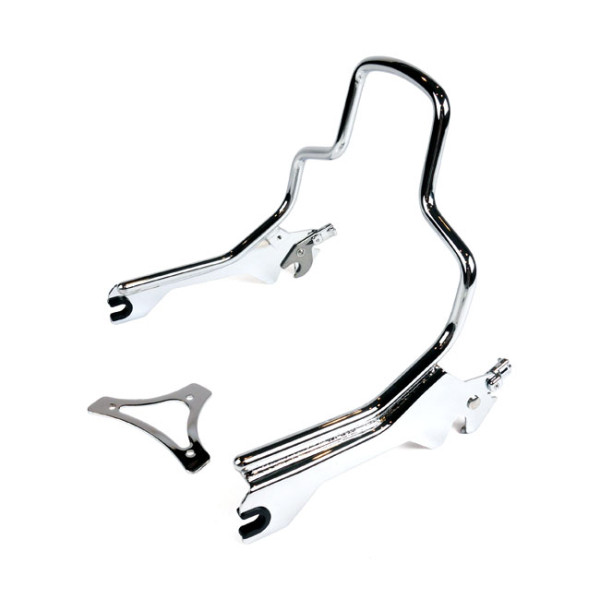 Sissy Bar Kit 8,5" aufrecht. Verchromt.
